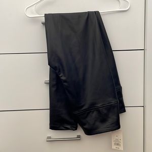 Cute leather leggings